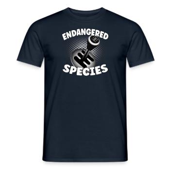Endangered Species - Engine Combustion Design - Men's T-Shirt - navy - Front - AI Model Male 178 light (178cm)