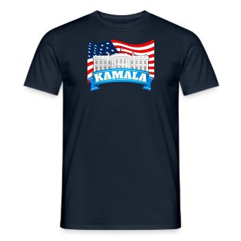 Kamala Harris 2024 pour le président - T-shirt homme - marine - Devant - AI Model Male 178 light (178cm)