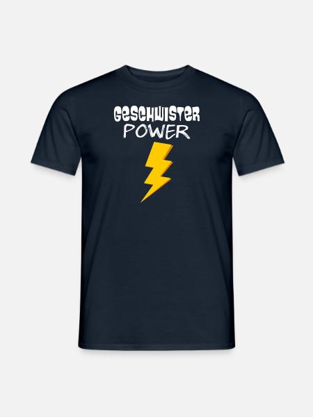 Sibling Power - Men's T-Shirt - navy