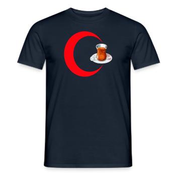 Turkish Tea - Turkish Tea - Love of Home - Men's T-Shirt - navy - Front - AI Model Male 178 light (178cm)