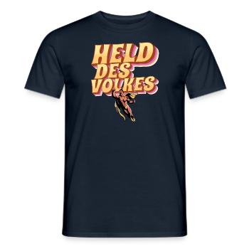 Held des Volkes - Männer T-Shirt - Navy - Vorne - AI Model Male 178 light (178cm)
