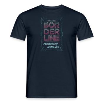 Limite - T-shirt homme - marine - Devant - AI Model Male 178 light (178cm)