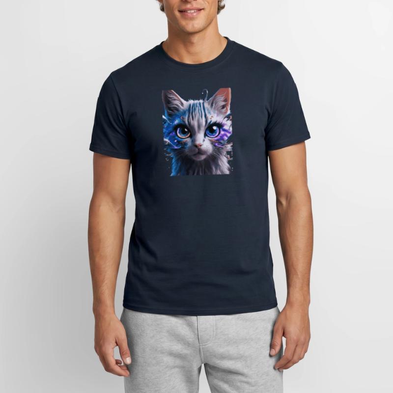 Chat de l’espace T-shirt homme