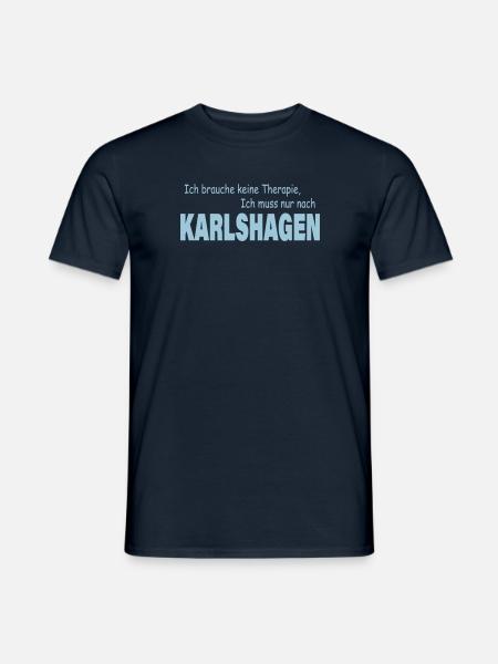 Therapy KARLSHAGEN - Men's T-Shirt - navy