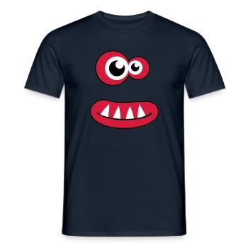 Monster - Men's T-Shirt - navy - Front - AI Model Male 178 light (178cm)