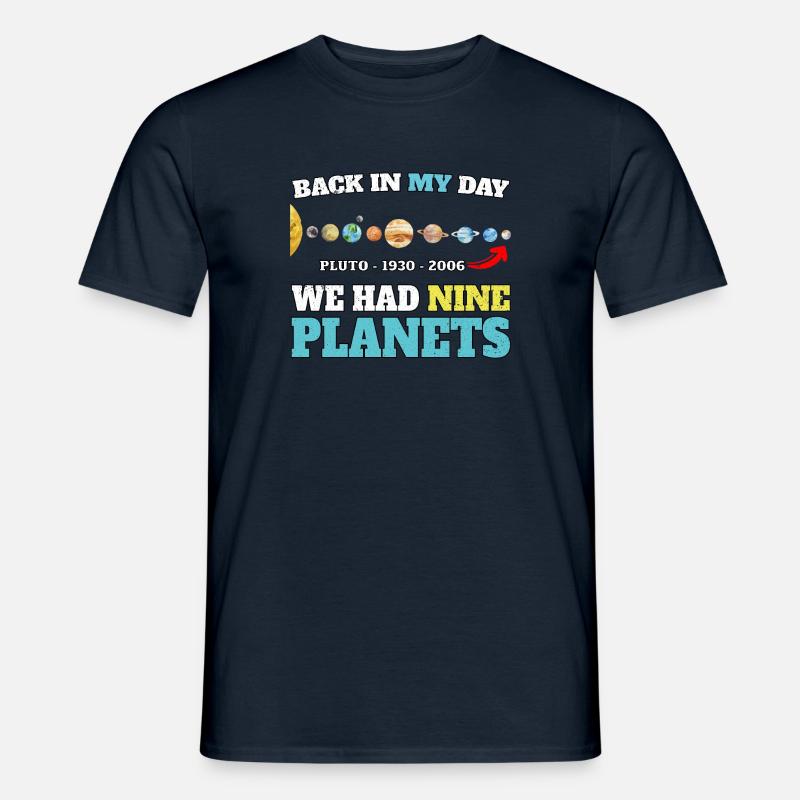 PLUTO - NEVER FORGET 1930 - 2006 - Men’s T-shirt - navy