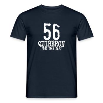 56 Quiberon Good time 24 7 - Men's T-Shirt - navy - Front - AI Model Male 178 light (178cm)