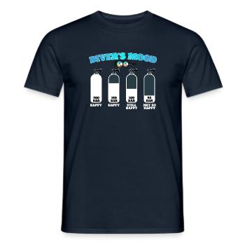 Plongée sous-marine Plongeur Plongée sous-marine - T-shirt homme - marine - Devant - AI Model Male 178 light (178cm)