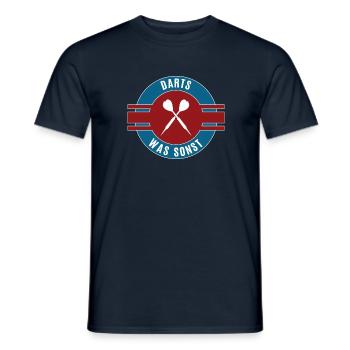 Darts Spieler Hobby Dart Spiel Team Mannschaft - Männer T-Shirt - Navy - Vorne - AI Model Male 178 light (178cm)