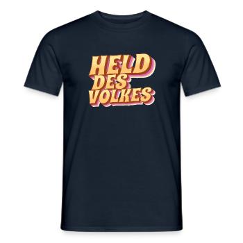 Held des Volkes - Männer T-Shirt - Navy - Vorne - AI Model Male 178 light (178cm)