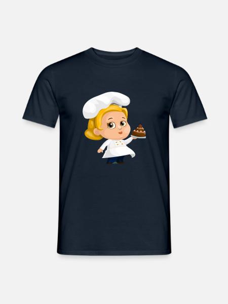 Köchin - Männer T-Shirt - Navy