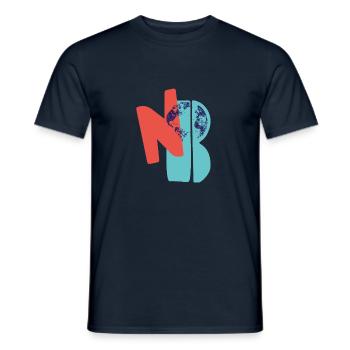 N O Planet B - Männer T-Shirt - Navy - Vorne - AI Model Male 178 light (178cm)