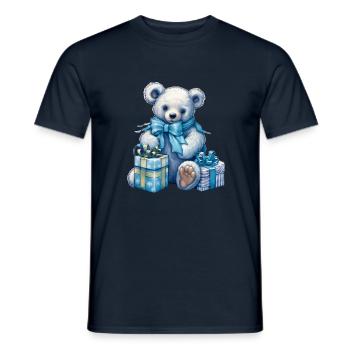 Blue Teddy 5 - Men's T-Shirt - navy - Front - AI Model Male 178 light (178cm)