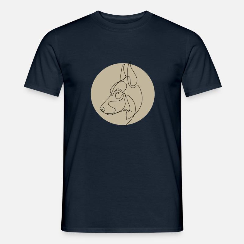 DOBERMANN - Männer T-Shirt - Navy