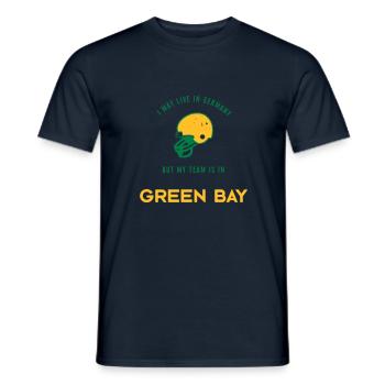 Green Bay - Männer T-Shirt - Navy - Vorne - AI Model Male 178 light (178cm)