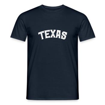 Texas - T-shirt homme - marine - Devant - AI Model Male 178 light (178cm)
