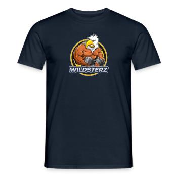 Wildsterz - Adler - Männer T-Shirt - Navy - Vorne - AI Model Male 178 light (178cm)