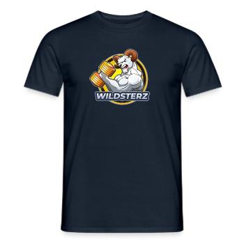 Wildsterz - Bélier - T-shirt homme - marine - Devant - AI Model Male 178 light (178cm)