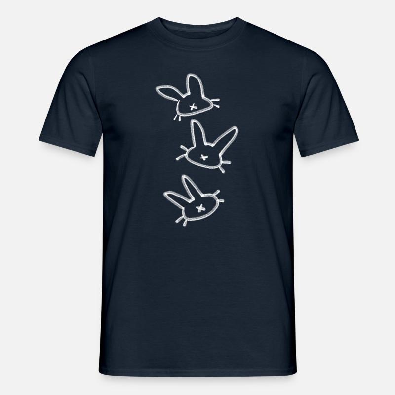 rabbit - Männer T-Shirt - Navy