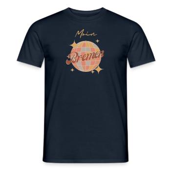 Moin Bremen - Männer T-Shirt - Navy - Vorne - AI Model Male 178 light (178cm)