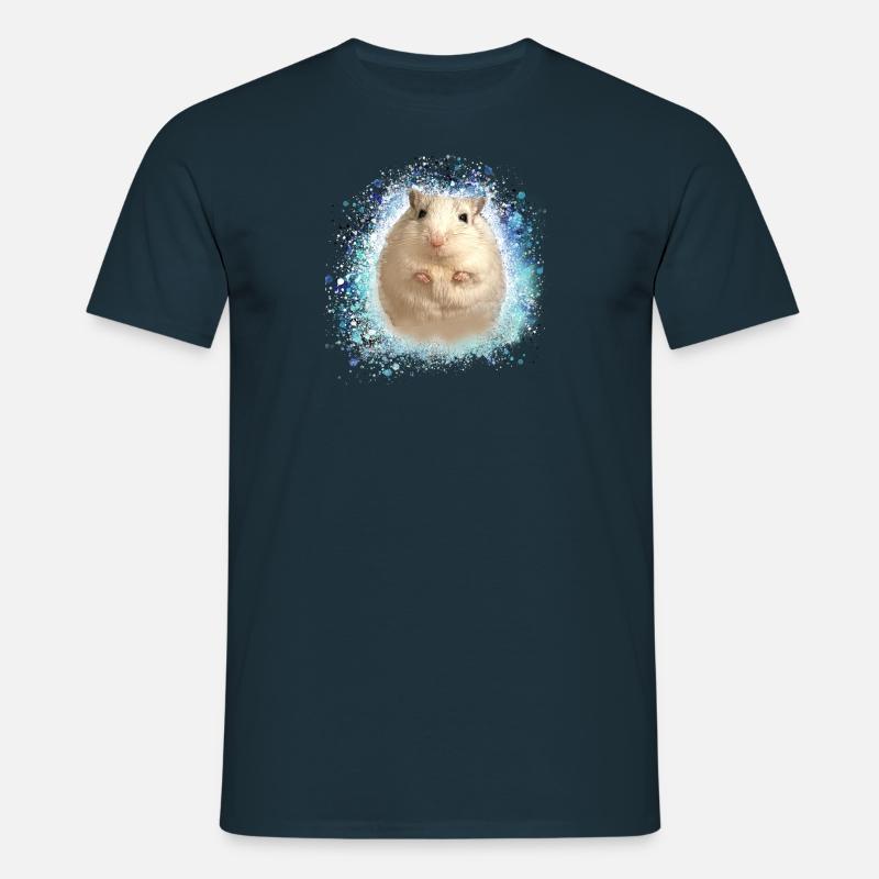 Springmaus,maus,graffiti,malerei,spitzmaus - Männer T-Shirt - Navy