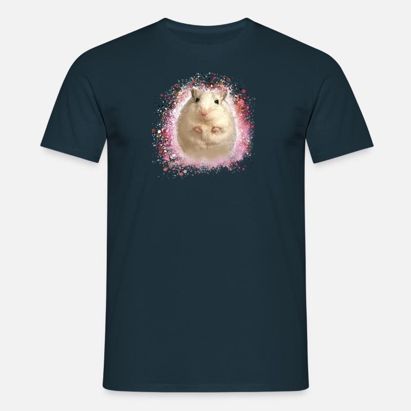 Springmaus,maus,graffiti,malerei,spitzmaus - Männer T-Shirt - Navy