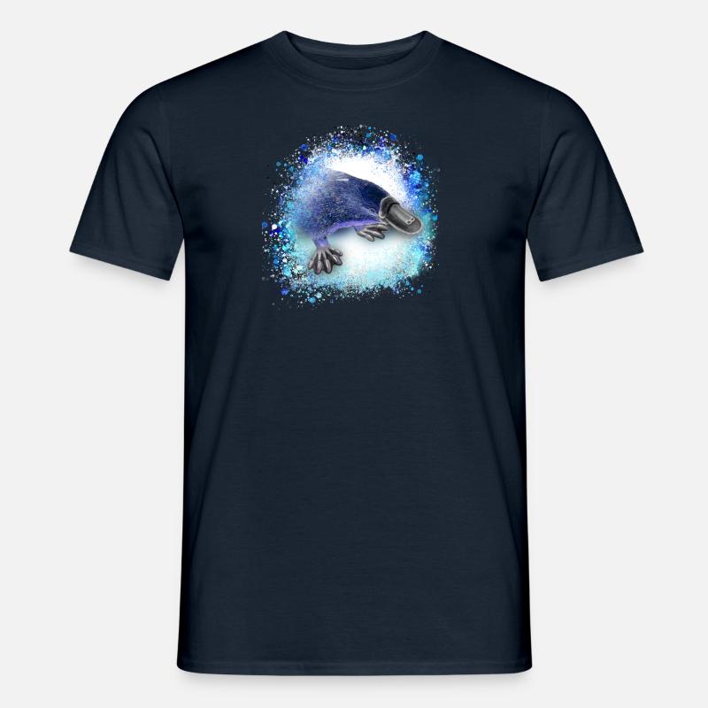 Platypus,schnabeltier,graffiti,malerei - Männer T-Shirt - Navy