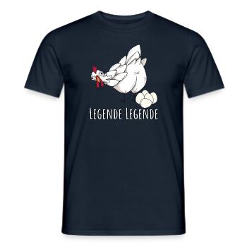 Legende Legende - Männer T-Shirt - Navy - Vorne - AI Model Male 178 light (178cm)