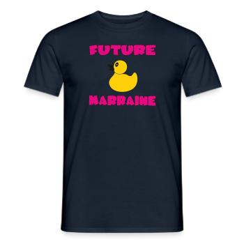 FUTURE GODMOTHER - Men's T-Shirt - navy - Front - AI Model Male 178 light (178cm)