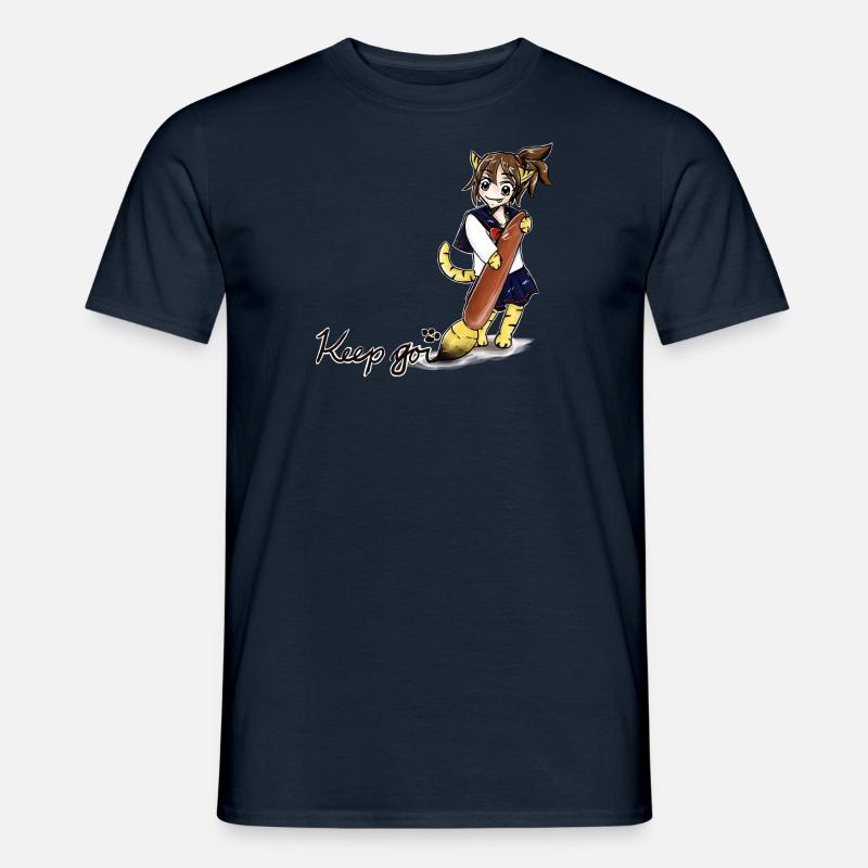 Keep going! - Pinseltora - Männer T-Shirt - Navy