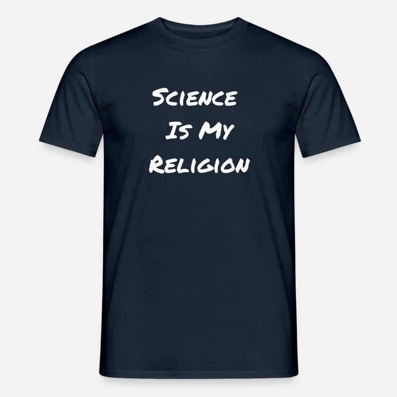 Science Is My Religion - Männer T-Shirt - Navy