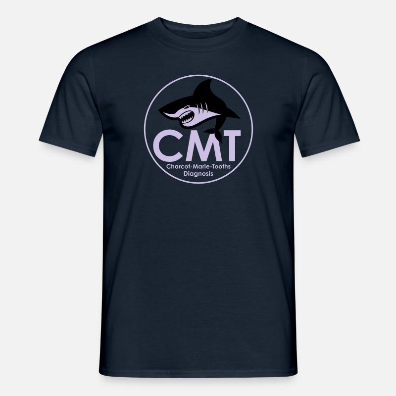 CMT LOGO - Männer T-Shirt - Navy