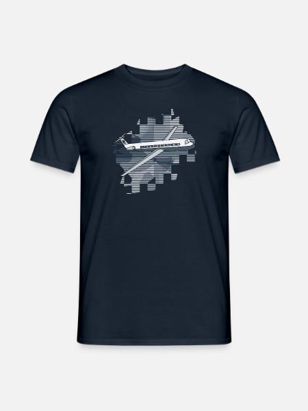 Flugzeug - Männer T-Shirt - Navy