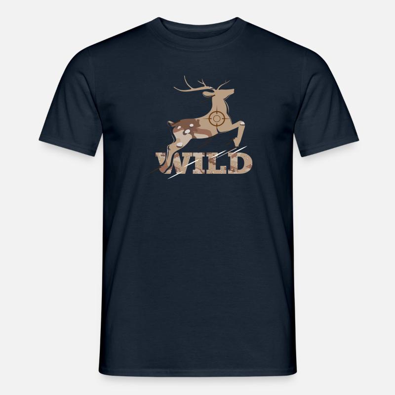 Wild Hunter Jäger - Männer T-Shirt - Navy