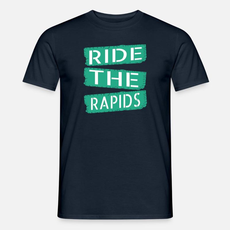 statement bday exhilarating activities - Männer T-Shirt - Navy