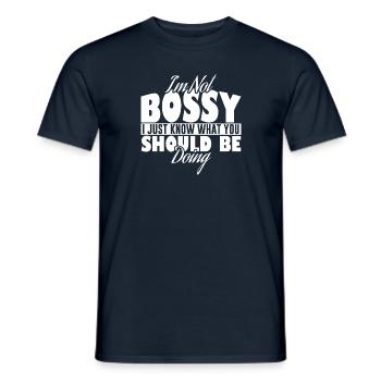 T-shirt Guru de l’orientation - T-shirt homme - marine - Devant - AI Model Male 178 light (178cm)