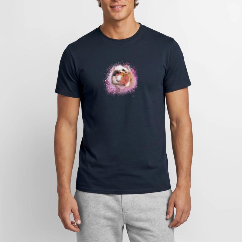 cochons d’Inde, graffitis, cochons d’Inde rosette T-shirt homme