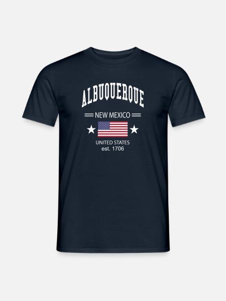 Albuquerque - Männer T-Shirt - Navy