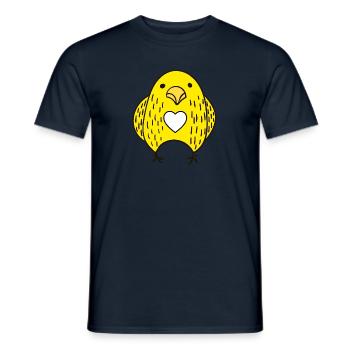 cute chicken heart gift - Männer T-Shirt - Navy - Vorne - AI Model Male 178 light (178cm)