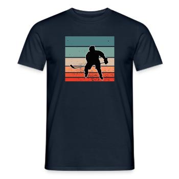 Eishockey Turnier Eis Hockey Trainer Hockey Fan - Männer T-Shirt - Navy - Vorne - AI Model Male 178 light (178cm)