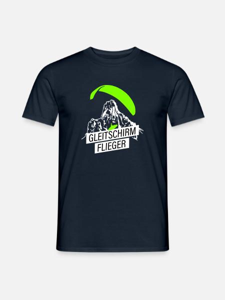 Gleitschirm Flieger Pilot - Männer T-Shirt - Navy