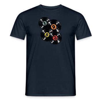 1983 Musik Geburtstag Geschenk - Männer T-Shirt - Navy - Vorne - AI Model Male 178 light (178cm)