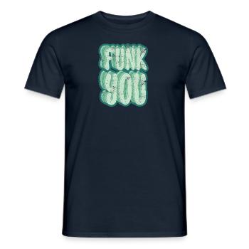 Funk vous - T-shirt homme - marine - Devant - AI Model Male 178 light (178cm)