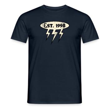 Millésime 1998 - T-shirt homme - marine - Devant - AI Model Male 178 light (178cm)
