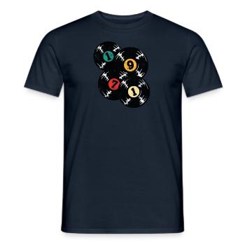 1971 Musik Geburtstag Geschenk - Männer T-Shirt - Navy - Vorne - AI Model Male 178 light (178cm)