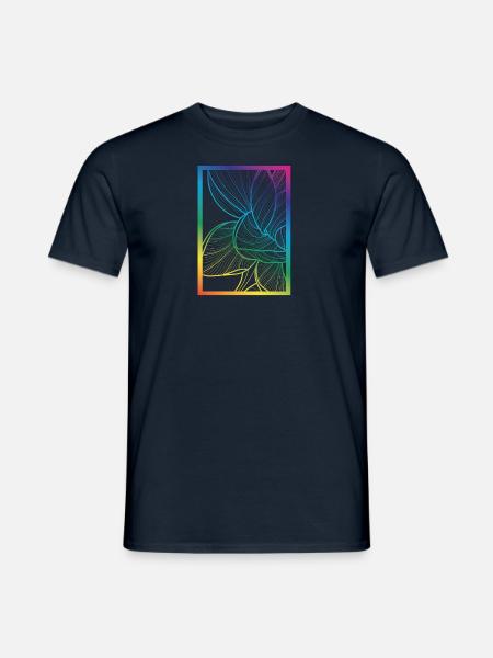 Lotus Lotusblume - Männer T-Shirt - Navy