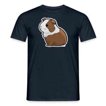 Guinea pig magic - Men's T-Shirt - navy - Front - AI Model Male 178 light (178cm)