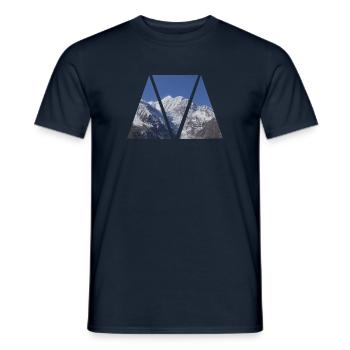 Mountains Nepal - Men's T-Shirt - navy - Front - AI Model Male 178 light (178cm)