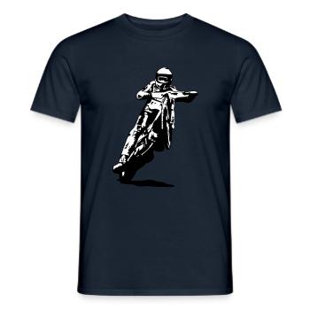 Speedway - T-shirt homme - marine - Devant - AI Model Male 178 light (178cm)