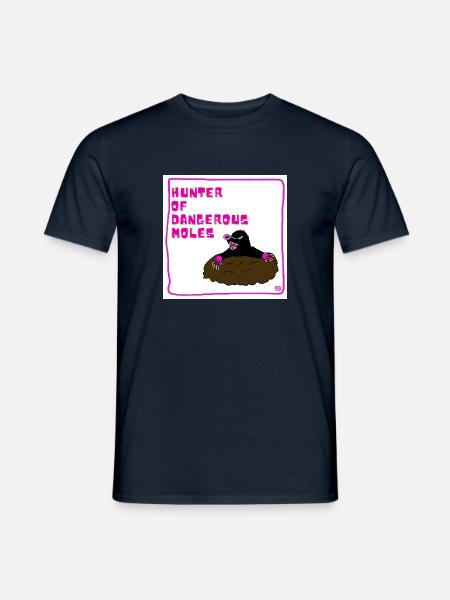 Hunter of Moles - Männer T-Shirt - Navy